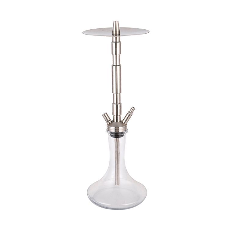 Argentum Diver Serenum Vitrum Duo foramen Hookah 58cm