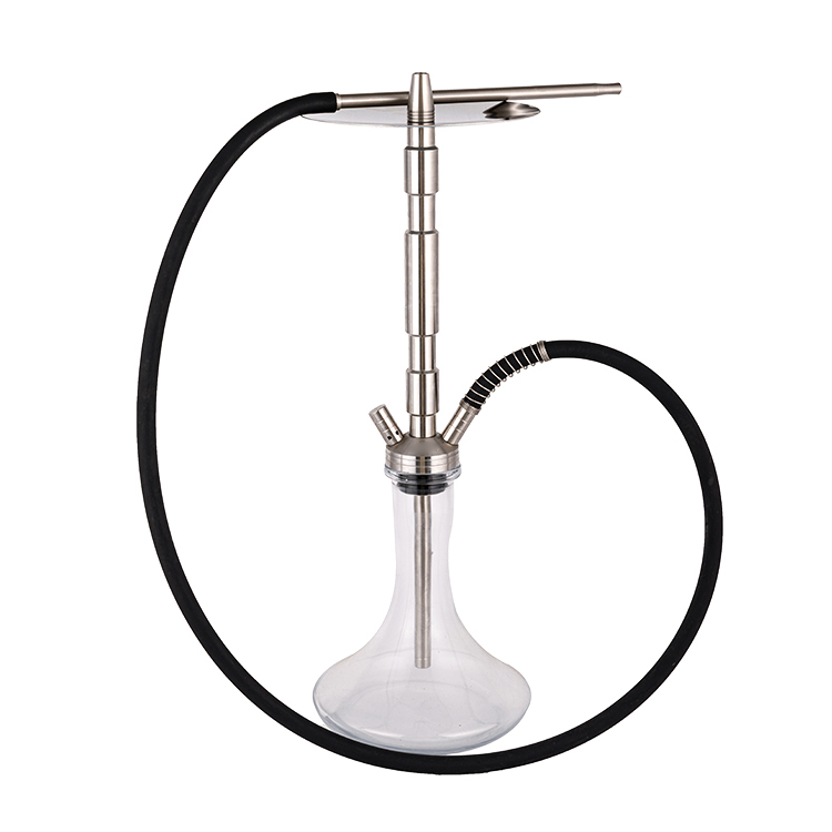 Argentum Diver Serenum Vitrum Duo foramen Hookah 58cm