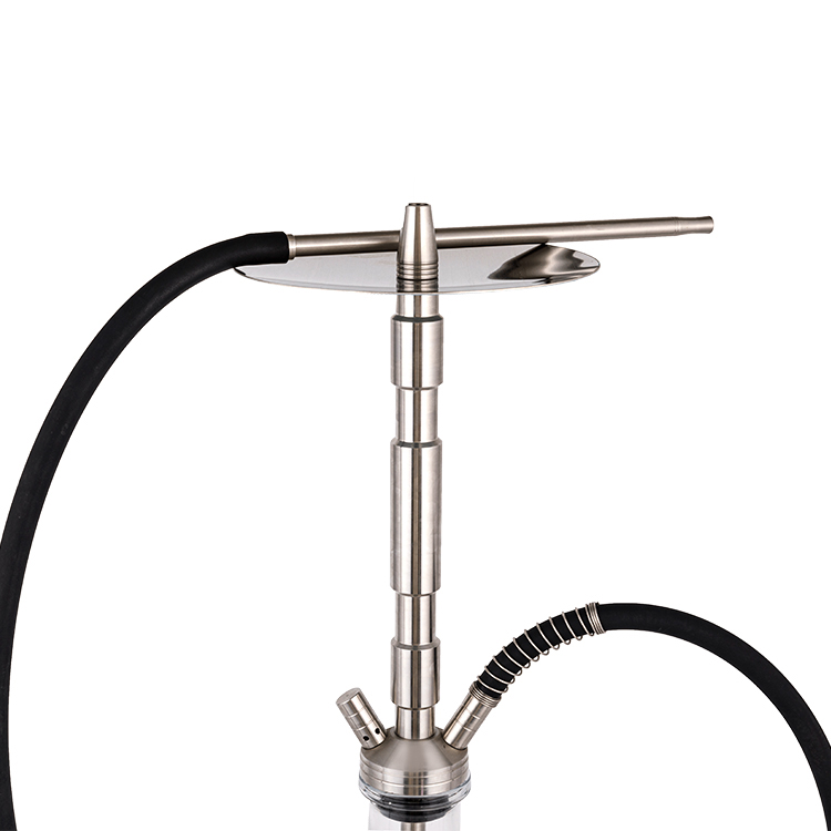 Argentum Diver Serenum Vitrum Duo foramen Hookah 58cm