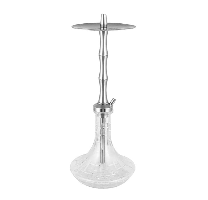 Quomodo uti Patterned vitreum Argenteum Stainless Steel Single Hole Hookah recte?